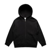 YOUTH RELAX ZIP HOOD BLACK SIZE 8